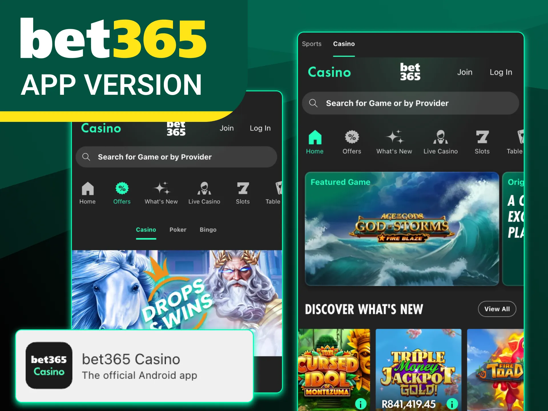 Learn and take advantage of the Bet365 app.
