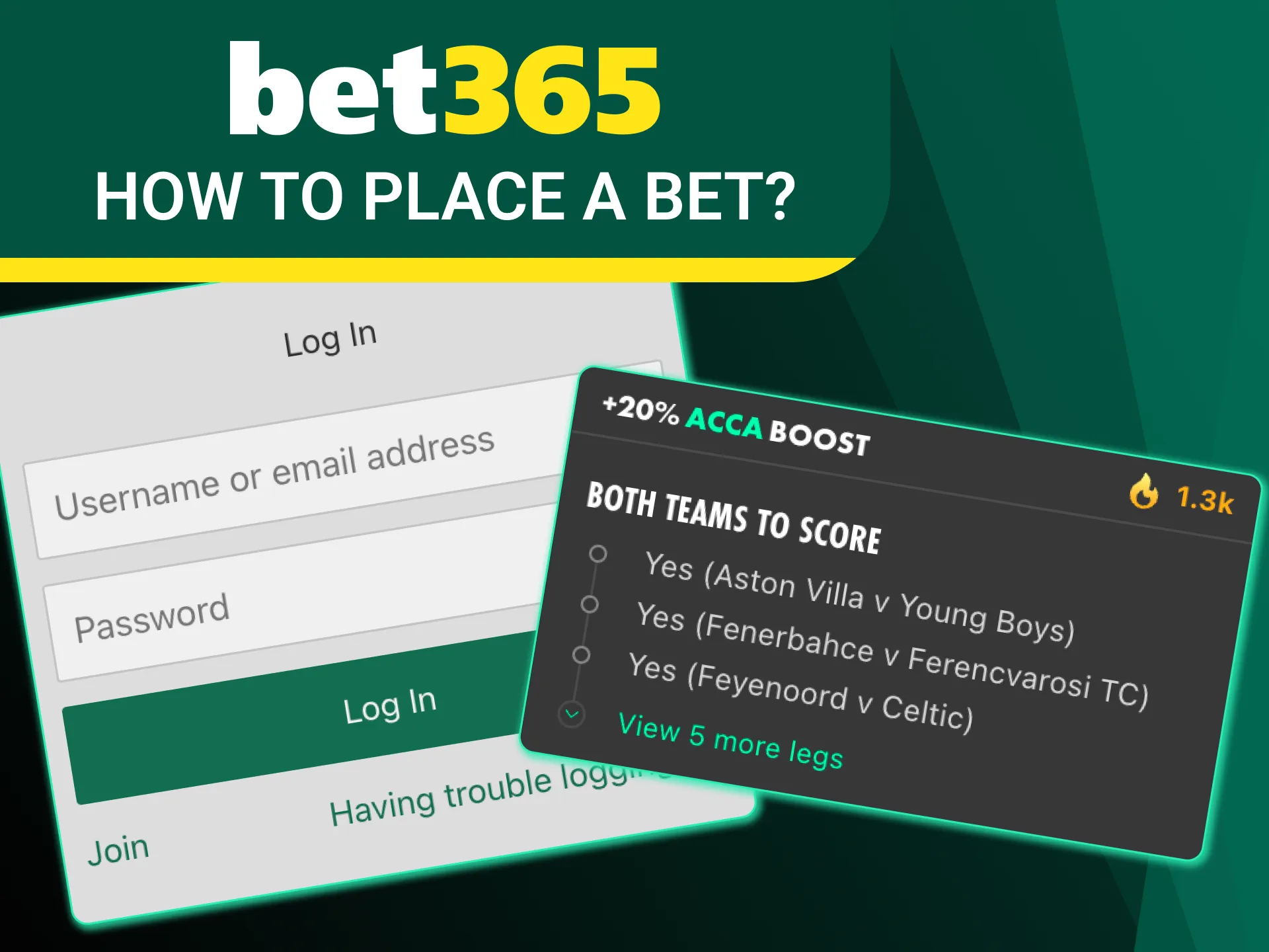 Place Bet365 bets easily and chase big wins.
