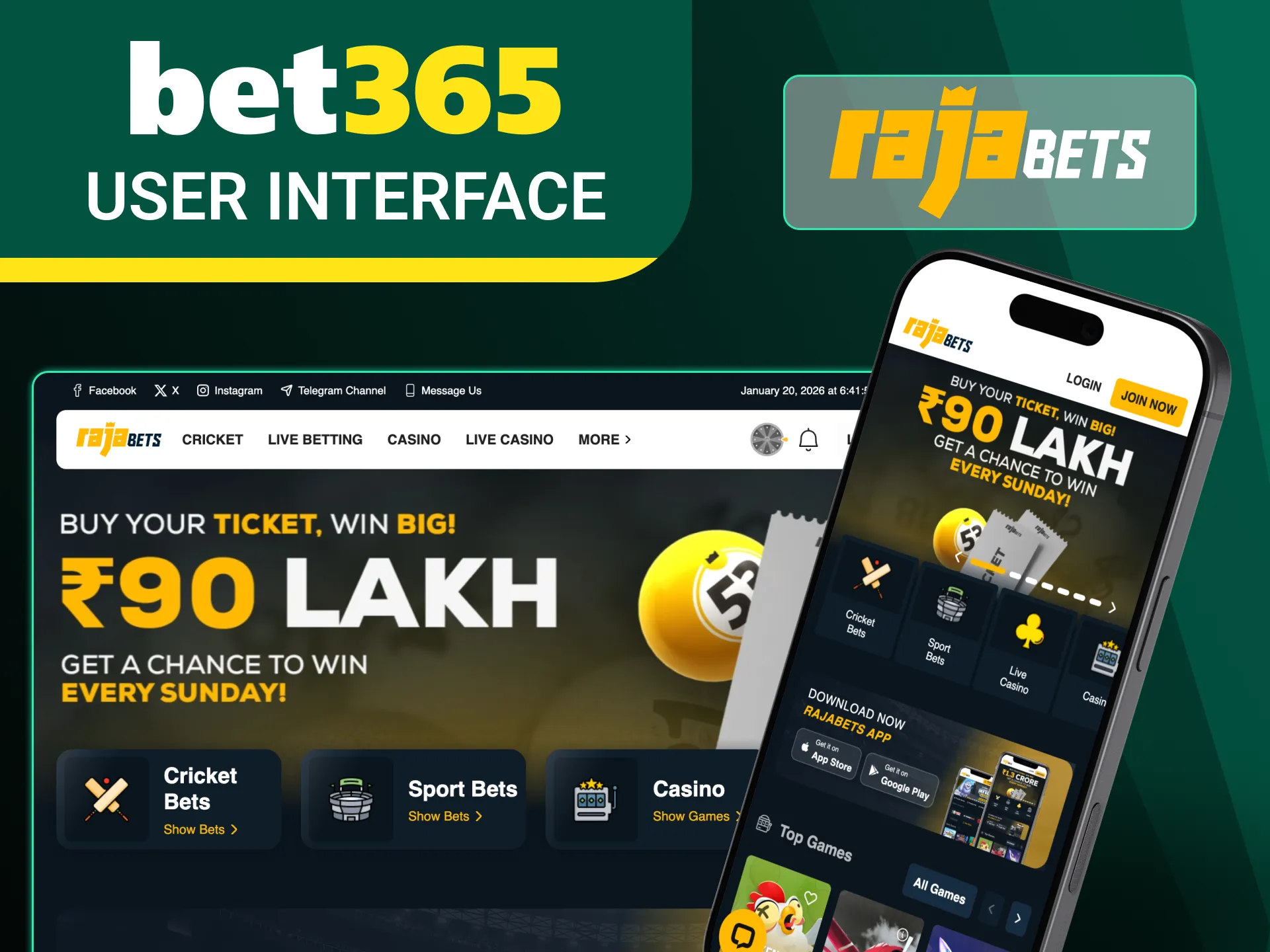 Familiarize yourself with the Rajabets app interface and its benefits.